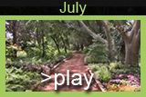 July in Clark Gardens